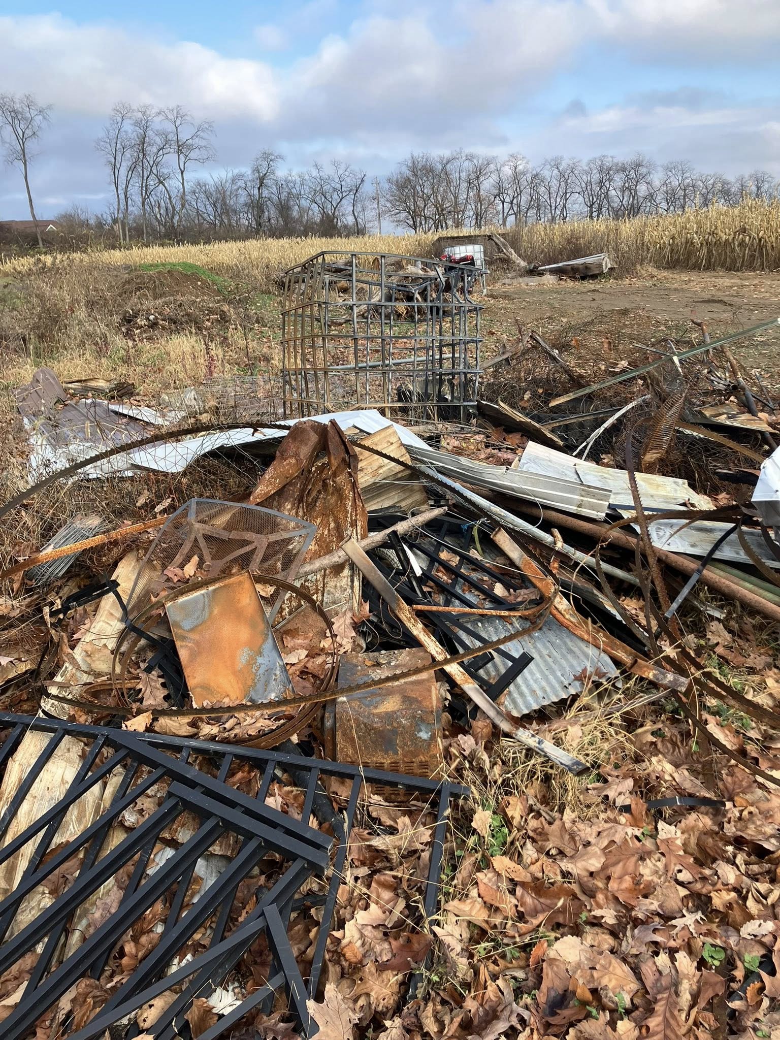 Scrap metal and debris removal service